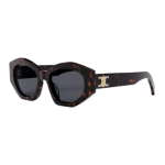 CELINE diagonaalsed p&auml;ikeseprillid Tume Havana/Suits Meeste prillid Pruun CL40238U-52A Basic Packaging-Eyeglass Case+Box