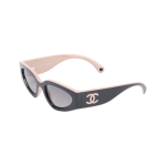 Chanel Kassi Silma P&auml;ikeseprillid Logoga Unisex P&auml;ikeseprillid Mustad CH6056-C534/M3 Basic Packaging-Eyeglass Case+Box,F,Black