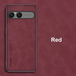 Sony Xperia 10 VII 10VII jaoks &Uuml;mbrise Luksuslik PU Nahast Telefoni&uuml;mbris Sony Xperia10 VII tagakaanele Silikoonist P&otilde;rutuskindel Kaitse For Xperia 10 VII punane