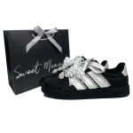 Adidas STREETTALK H&otilde;bedased Pal K&otilde;rgust Lisavad Kulumiskindlad Madalad Rula Kingad Naiste H&otilde;bedased Mustad JS5053(Team1090-) 38⅔ gray