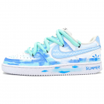 Nike Court Vision 1 Low Suvemere libisemiskindlad kulumiskindlad madalad rulaketsid Naiste Valge Sinine DH3158-101(Team479-) 35.5