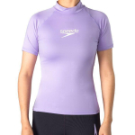 Naiste rashguard - SPEEDO - Essentiel - UPF 50 p&auml;ikesekaitse - Kiiresti kuivav kangas - Mugav M valge