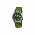 SEIKO &auml;riautomaatne meeste k&auml;ekell nailonrihmaga roheline sihverplaat SNK805K2 roheline
