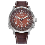 CITIZEN Eco-Drive Seeria 200 Meetrit Veekindel Kuup&auml;evan&auml;idik P&auml;ikeseenergia Kvarts Nahkrihm 42mm Meeste K&auml;ekell Pruun T&auml;hik CB0248-01X sinine