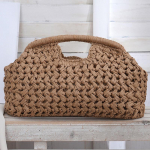 Elegantne Naiste Ketiga Kootud K&auml;ekott &Otilde;lakott Kootud Rotangist Crossbody Suvine Uus Mitmek&uuml;lgne Naiste Kott about34x11x20cm kerge kohvi v&auml;rv