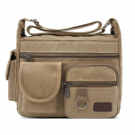 Meeste k&auml;ekott Vintage veekindel Crossbody kotid portfell &otilde;lakott meeste k&auml;ekott One Size khaki