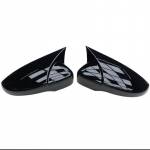 2x Carbon Look k&uuml;ljepeegli kate VW jaoks Volkswagen Golf 6 MK6 GTI GTD 2009-2013 k&uuml;lgmise tahavaate peegli kate 1 pair black