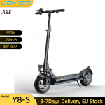 JOYOR Y8-S ABE 20KM/H Elektrirollerid 10'' &Otilde;hkrehv 48V/26AH Aku 500W Mootor 75-100KM S&otilde;iduulatus Ketaspidurid E-roller Y8-S(ABE) 20KM/H must