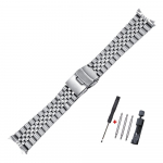 Tugevast roostevabast terasest kellarihm Seiko 5 SKX009/007 jaoks Jubilee kumerotsaga kellarihmad Metall 20mm 22mm Kellarihmad 20mm