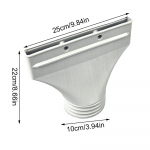Kaasaskantav kliimaseadme vooliku &uuml;hendusosa Kliimaseadme/kuivati ventilatsiooniava adapter Tihendiga ventilatsioonitoru komplekt kliimaseadme seadme kanalile kuivatile kodule autole akna ukse vahemik