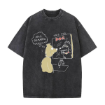 Pestud Vintage Mac Demarco This Old Dog Graafiline T-s&auml;rk Meestele Naistele Vabaaja Retro Puuvillased T-s&auml;rgid Meeste Mood Suur &Uuml;le&otilde;mblusega Streetwear XL black