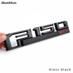 3D F 150 ABS kleebis Raptor F 150 Lariat XLT pikapile koos muudetud embleemi m&auml;rgiga F150 XLT-Glossy Black
