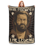Bud Spencer Carlo Pedersoli Tekk Flanell Voodikate Kodu Dekooriks Uudsus Diivanvoodi Kate Size: 130*170cm, Weight: 230 GSM