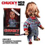 Mezco Toyz Child's Play 2 Mega Good Guy Chucky tegevuskuju heliga Chucky 15-tolline r&auml;&auml;kiv kohutav kuju Laste m&auml;nguasjad