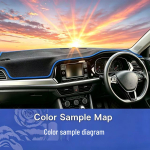 Hyundai Tucson 2016-2018 Armatuurlaud Nahast Suede Flanell P&auml;ikesekaitsematt gray