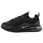 Nike Air Max 720 818 Must Tekstiil, S&uuml;nteetiline Nahk Kerge Madalad Vabaaja Jalan&otilde;ud Unisex Must CI3871-001 43