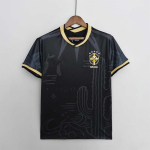 Brasiilia rahvuskoondise klassikaline jalgpallis&auml;rk Meestele Naistele Spordir&otilde;ivad Kollane Valge Must Sinine S-XXL Large must