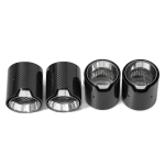 4 tk BMW M2 M3 M4 jaoks Summutiots F80 F82 F83 F87 Tuning MP S&uuml;sinikkiust Summutitor roostevabast terasest Summuti