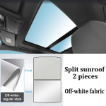 Autoklaasi P&auml;ikesekatted Citroen C4 Picasso 2015~2022 2017 2020 Katuseluugi P&auml;ikesekatted Elektrostaatilise Adsorptsiooniga Visiirid Tarvikud9FE white
