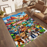 Roblox 112 P&otilde;randamatt Kontorimatt T&auml;iuslik elutubadesse k&ouml;&ouml;ki &otilde;ue &uuml;hiselamusse libisemisvastane vaip Anime kontori sisustus Vaimne kingitus 100cmx120cm