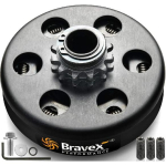 Bravex Tugev 12-hambaline tsentrifugaalsidur 3/4 ava #35 keti asendus Predator Honda GX160 GX200 kardile Fun Kartile minijalgratturile uuendusosad 12t for 35