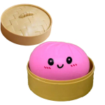 Kuum S&auml;delev Pelmeen Squishy Karbiga Pelmeenid Sensoorne Pigistatav M&auml;nguasi Stressi Leevendamiseks F&auml;nnide Kingitus pink