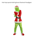 Halloween ja J&otilde;ulud Grinch Varastas Kristuse Cosplay Kost&uuml;&uuml;mi Aksessuaaride Komplekt Halloweeni T&auml;iskasvanutele Fantaasia&uuml;rituseks M red