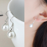 Moodne elegantne 8mm Faux Pearl Drop konksuga k&otilde;rvar&otilde;ngad v&otilde;luvad naiste ehted kingitus