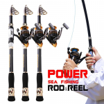 Spinningu ja -rulli kombineeritud reisikomplektid magevee merep&uuml;&uuml;giks merep&uuml;&uuml;giks 1.8M&1000 Reel