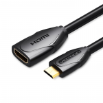 Ventioni mini-HDMI kaabel Mini HDMI isane-emane HDMI pikenduskaabel tahvelarvuti videokaamera MP4 jaoks 1m must