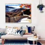 Teemantmaali saabumine Great Wall Teemantmaastik Ristpistes Teemanttikandid Seinakaunistus 20X30CM