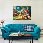 Teemantmaaling &uuml;mmargune puur Koer Teemantpaigutus Rhinestones Pildid Loomad Teemantkunst Kodukaunistus 20X30CM