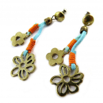 Les Tr&eacute;sors De Lily [N7199] &ndash; mitmev&auml;rvilised kullast  Alta&iuml;  disainerk&otilde;rvar&otilde;ngad sinine