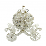 Metallist kivist ehteid nipsasjakast k&otilde;rvitsa vankri kujuga k&auml;sit&ouml;&ouml;na kodukaunistus 8.5X8CM h&otilde;be