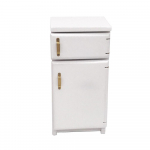 1:12 Mini Nukumaja M&ouml;&ouml;bli Aksessuaarid Miniatuurne k&ouml;&ouml;k Valge k&uuml;lmkapp 2 uksega k&uuml;lmik elutuba Teesklemise m&auml;nguasi