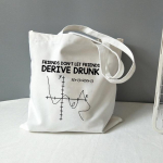 Keemia kandekoti l&otilde;uend K&otilde;ik, mida vajate, on armastus Matemaatika Graafika Moehoiukott Naljakas GeekTotebag