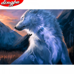 5D-teemantmaal t&auml;ispuur-teemanttikandid maastiku mosaiik-ristpistes kodukaunistus 20X30CM