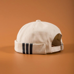 Meeste puuvillased servadeta pealuud Vintage Urban Street Dockeri m&uuml;tsid Mitmeotstarbeline Miki Beanie M&uuml;ts One Size
