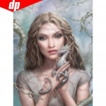 Dragon Diamond Painting Round Full Drill koomiksianimatsioon Nouveaute isetegemise mosaiiktikandid 5D ristpistes kodukaunistus 20X30CM punane