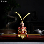 Purple Clay Monkey King Tea Lemmikloomade kujukesed Backflow Viirukip&otilde;leti Kontori t&ouml;&ouml;laua kaunistused Kodukaunistus