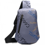 Meeste ristkehaga kotid Cool Bell meeste v&auml;ike messenger-kott vabaaja jooksmiseks ja ratsutamiseks m&otilde;eldud rinnakott v&auml;litingimustes veekindel spordikott 9,7-tolline tahvelarvuti s&uuml;learvutikott sinine