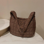 V&otilde;re suur kaenlaaukott 2021 Talvine Uus Kvaliteetne Kangas Naiste Design K&auml;ekott Vintage Suure mahutavusega &otilde;lakotid 40 X 11 X 35 CM kohv