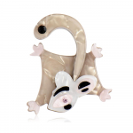 Blucome uus mood, akr&uuml;&uuml;list loomas&otilde;lg, multifilm Lendav orav naistele lastele m&uuml;ts Hijab Pins beež