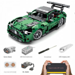 Super Racing tehnoloogiaga automudel AMG Green Goblin 1:14 City Athletic Creative Master Laste m&auml;nguasjapoisi s&uuml;nnip&auml;evakingitus With motor roheline