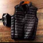 S&uuml;gistalvine meeste &uuml;likerge sulevest valge pardi sulemantel Parka varrukateta vest XXL