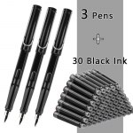 33 tk t&auml;itesulepeakomplekt kooli&otilde;pilaste pliiatsid Vahetatav tindikomplekt must/sinine/punane tint EF 0,38 mm kontoritarbed kirjatarbed EF(0.38mm)