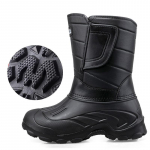 Uued paksendatud veekindlad puuvillased kalasaapad, libisemisvastased ja soojad talvised kalap&uuml;&uuml;giks m&otilde;eldud k&otilde;rge barreliga paksud lumesaapad 44