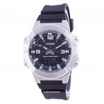 Casio Analog Digital World Time Resin Strap AMW-870-1A AMW870-1 Meestekell sinine
