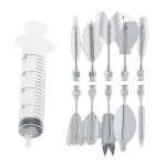 3D-želatiin-želeevormid roostevabast terasest pudingi kunst n&otilde;elaga s&uuml;stalkoogi kaunistamise t&ouml;&ouml;riist M