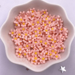 100 tk 7 mm vaiguga 3D mini-lillega k&uuml;&uuml;nekleebis, tegelaskuju l&otilde;ikevihik Pulmakleebis, k&uuml;&uuml;nekunst, k&auml;sit&ouml;&ouml; Mixed color 100pcs